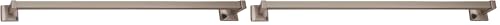 Design House Millbridge 18-Inch Towel Bar, Satin Nickel - Pack of 2
