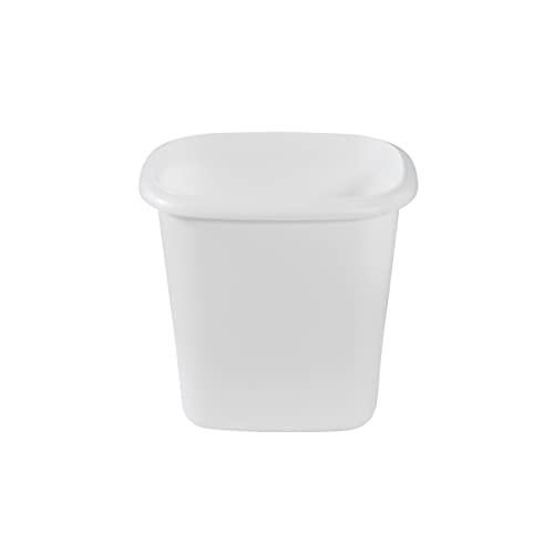 Rubbermaid 1 Pack Vanity Trash Can, 1.5 Gallons, White