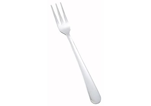 Winco 12-Piece Oyster Fork Set - 18/0 Stainless Steel, Silver