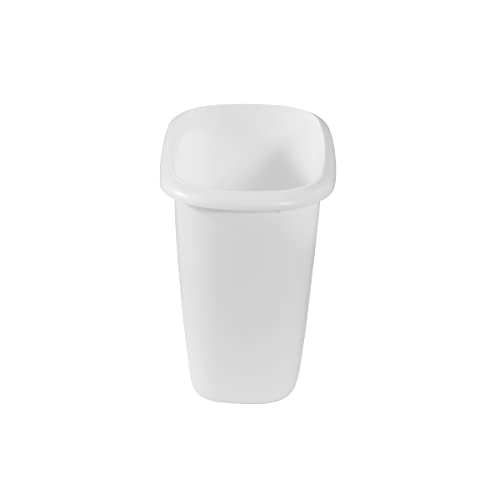 Rubbermaid 1 Pack Vanity Trash Can, 1.5 Gallons, White