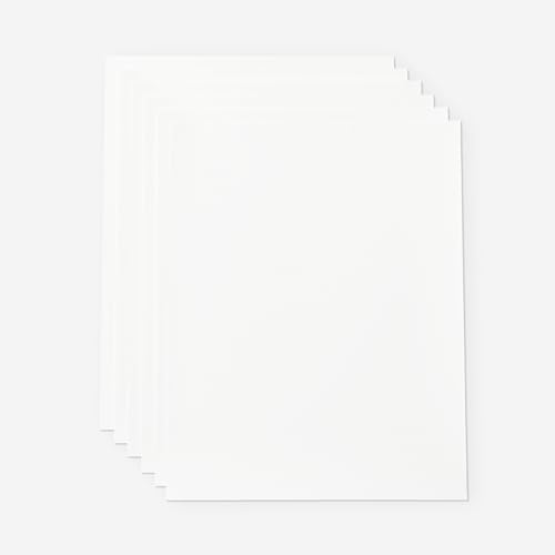 Cricut Printable Vinyl Sticker Paper 12 Sheets Transparent 8.5x11 for Inkjet Printers