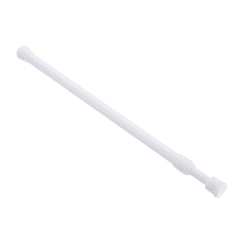 uxcell Adjustable Spring Tension Curtain Rod, 16 to 28 Inch, No Drilling