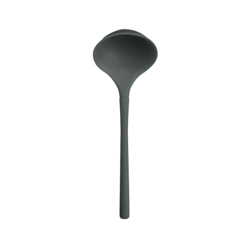 Tovolo Charcoal Small Silicone Ladle - Heat Safe, BPA Free, Dishwasher Safe for Sauces & Soups
