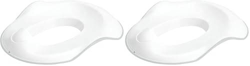 Ubbi Adjustable Toilet Trainer for Toddlers with Handles, Gray (2 Pack)