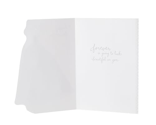 Hallmark Bridal Shower Card with Blush Dress & Glitter Accents