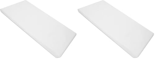 American Baby Company Microfiber Nap Mat Sheets - Snow White, Pack of 2
