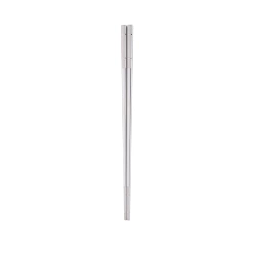 Reusable Stainless Steel Chopsticks, 304 Food-Grade Metal, Dishwasher Safe, Silver, 1 Pair