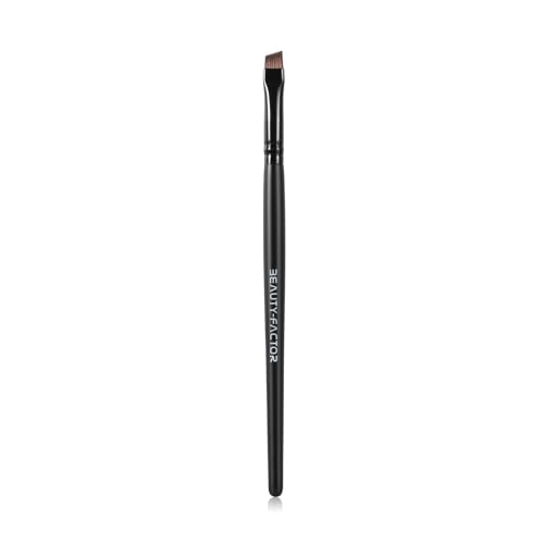 BEAUTYFACTOR Angled Eyeliner Brush - Precision Ultra-Thin Fine Point Makeup Brush