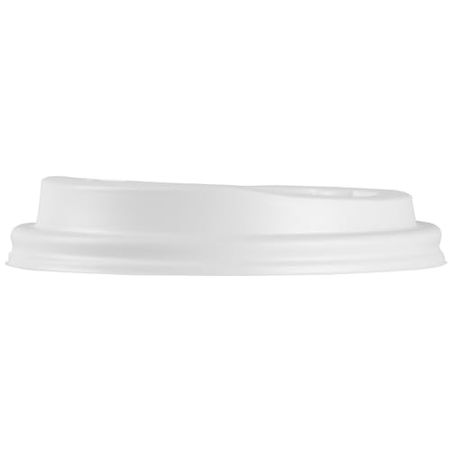 Restaurantware 16 Ounce Disposable Coffee Cups With Lids, 400 Hot Cups With Lids - Sleeves Sold Separately, Single Wall, Forest Green And White Stripe Paper Coffee Cups, For Coffee And More
