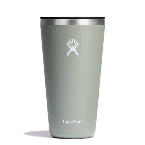 Hydro Flask All Around Stainless Steel Tumbler with Lid and Double-Wall Vacuum Insulation, 28 OZ