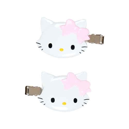 Charmy Kitty Bangs Clip Set - ABS Resin Makeup & Facial Cleansing
