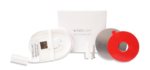 Wyze Cam Mounting Kit for v3, v4 & v3 Pro with 5ft Extension Cable