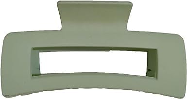 Tnyvm Large Green Hair Claw Clip for Thick Hair No-Slip Square Barrette