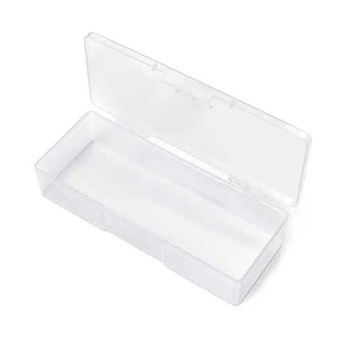 Clear Nail Art Storage Box for Manicure Tools | Durable Organizer