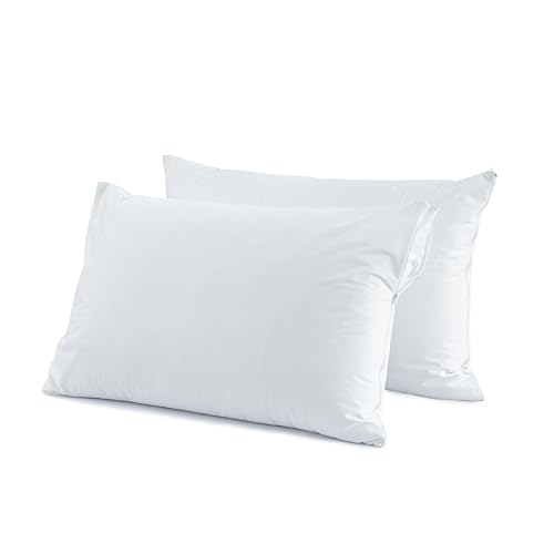 Dreamology Waterproof Pillow Protector 2 Pack - Standard Size 20x26
