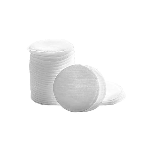 55 Bredsway 100Pcs Round Facial Cleansing Pads for Makeup Removal (5cm)