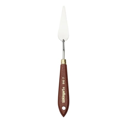 KINGART Medium Trowel Palette Knife for Oil & Acrylic Painting