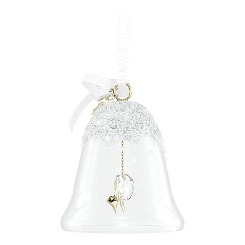 Swarovski 2026 Annual Edition Bell Ornament - Crystal Decor with Gold Bow