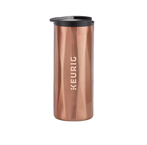Keurig Faceted 14 oz. Stainless Steel Travel Mug - Copper