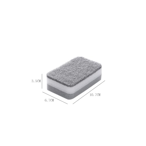 10 Pcs Non-Scratch Dishwashing Sponges for Kitchen Cleaning