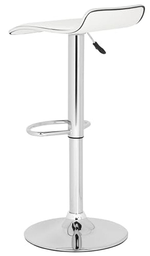 Safavieh Home Collection Chaunda White Adjustable Swivel Gas Lift 22.4-30.9-inch Bar Stool