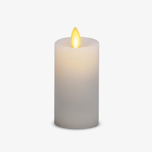 Luminara Slim Flameless LED Candle 2 x 4.25 Inches White with Timer