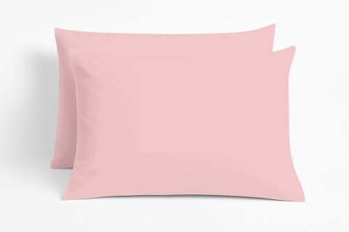 Comfort Beddings 12x16 Travel Pillowcases - Organic Cotton, Soft Peach, 2-Pack