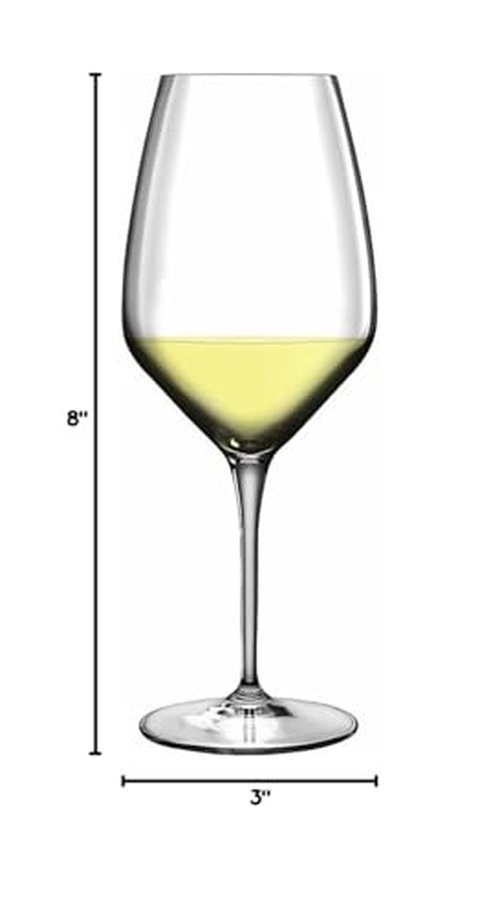 Luigi Bormioli Atelier Sauvignon Wine Glass, 11-3/4-Ounce, Set of 6