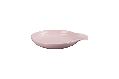 Le Creuset Stoneware Signature Round Spoon Rest 6", Chiffon Pink