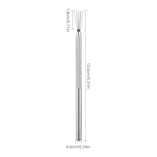 3-Piece 7-Pin Nail Liner Tool Bendable Ultra-Thin Stripe Nail Art Brush Set