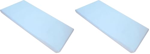American Baby Company Microfiber Nap Mat Sheets - Blue, 24"x48" (Pack of 2)