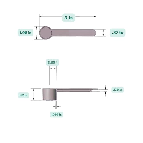 5 mL Plastic Measuring Spoon for Accurate Portions - BPA-Free