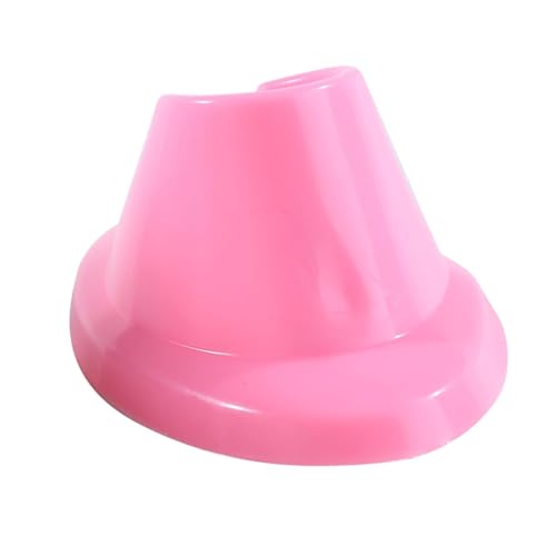 Pink Soft Rubber Nail Polish Bottle Holder and Stand for Manicures