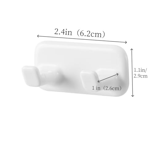 Self-Adhesive Shower Razor Holder - 2 Pack Waterproof Hooks