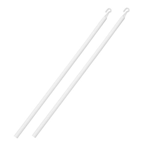 Cansybil 24 Inch White Blind Wand Replacement with Hook - 2 Pack