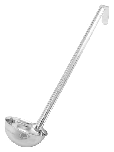 Winco 5 oz Stainless Steel Ladle - Heavy-Duty for Portion Control