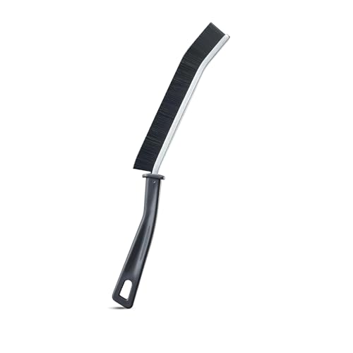 Ergonomic Hard Bristle Crevice Cleaning Brush for Tight Spaces