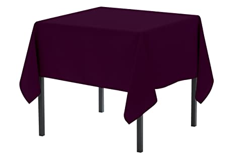 Pomp 52" x 52" Premium Polyester Tablecloth - Wrinkle & Stain Resistant