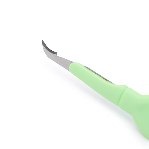 Dritz Curved Blade Seam Ripper with Soft Grip Handle