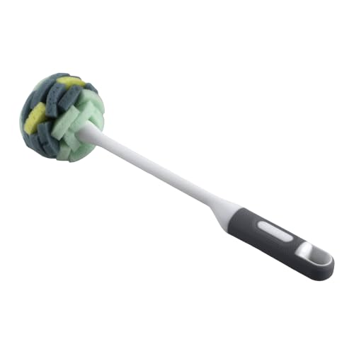 Casabella Long Handle Kitchen Sponge Dish Brush with Loop