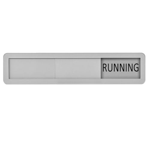 Kichwit Dishwasher Magnet Sign - Clean Dirty Running Indicator, Silver/Gray