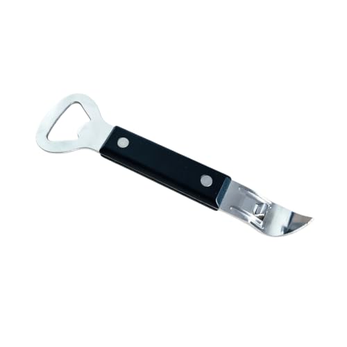 2-in-1 Stainless Steel Bottle and Can Opener with Non-Slip Handle