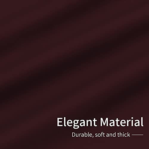 Easy-Going Blackout Curtains - 2 Panels, 42x63 in, Wine, Noise Reduction