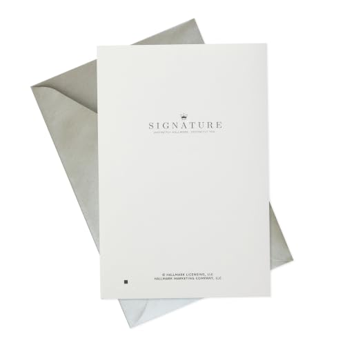 Hallmark Signature Wedding Card - Elegant Bridal Dress Design