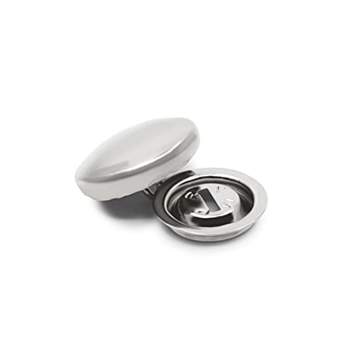 Dritz Half Ball Cover Buttons Size 18 - 7/16 Inch, 5 Sets