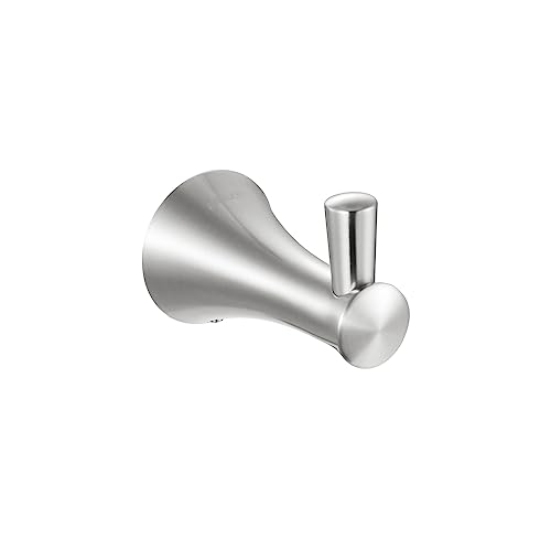 Brushed Nickel Brass Towel Hook - Wall Mounted Bathroom Accessory