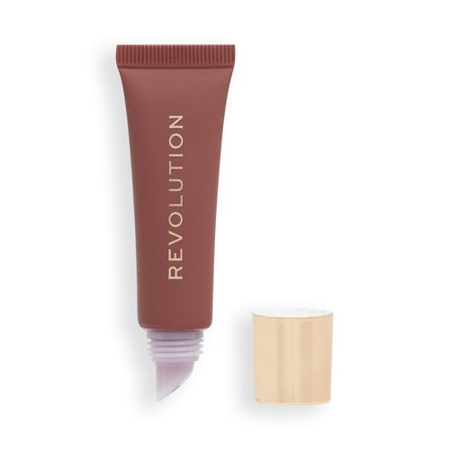 Revolution Juicy Peptide Lip Balm - Nude Latte Hydrating Tinted Lip Care