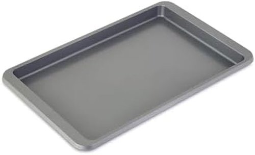 KitchenAid Baking Sheet - Premium Nonstick Aluminized Steel | 10x15 Inch | Contour Silver (Pack of 6)