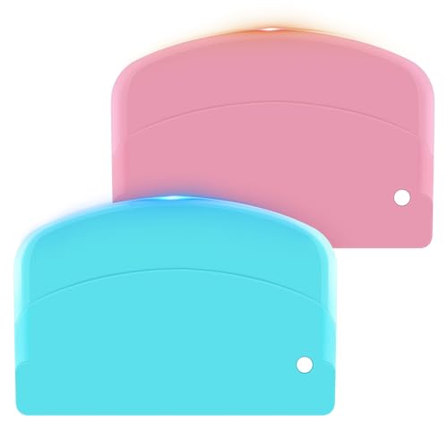 Multipurpose Dough Scraper Set - 2PCS Flexible Kitchen Tool