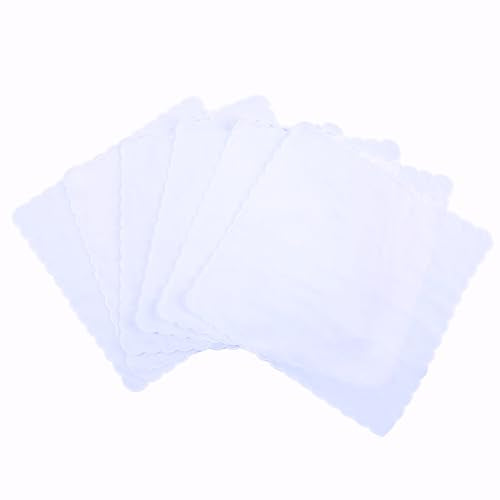 Cotton Handkerchiefs for Women - White Hankies, 6 Pack